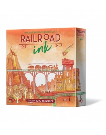 Railroad Ink: Edición Rojo Abrasador CK-5407625334  Asmodee