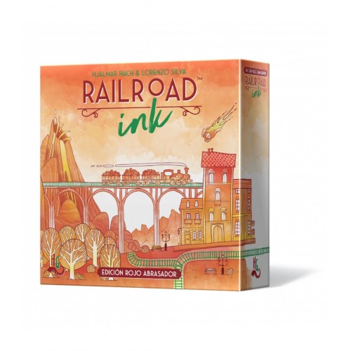 Railroad Ink: Edición Rojo Abrasador CK-5407625334  Asmodee