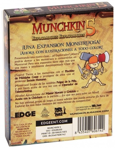 Munchkin 5: Exploradores Explotadores CK-5407606142  Edge Entertainment