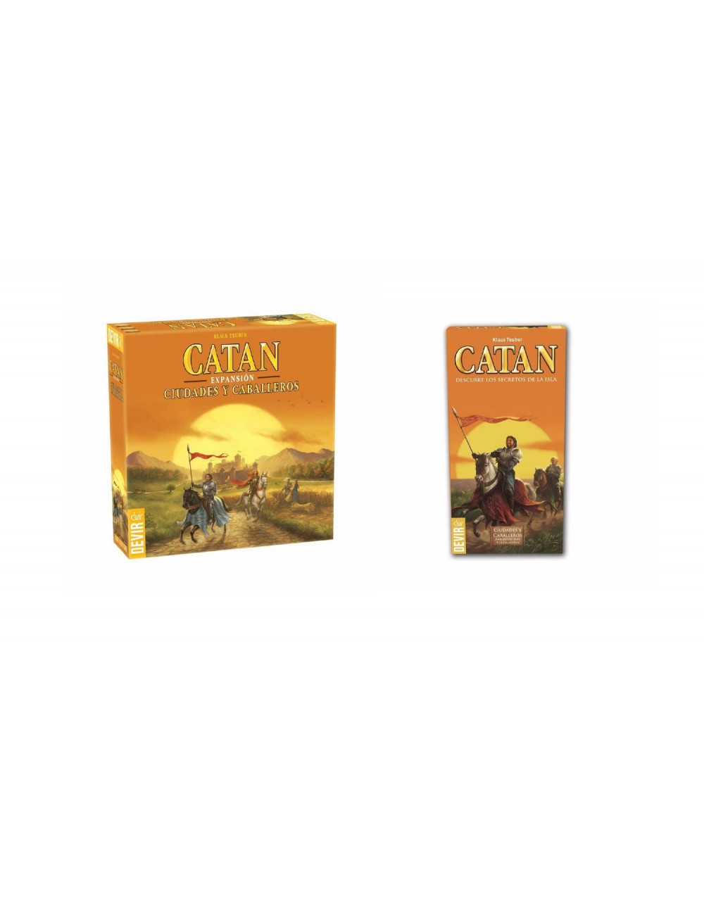 ¡Super Combo! Juegos de Mesa: Catan Ciudades Y Caballeros + Ampliación 5-6  Devir Devir