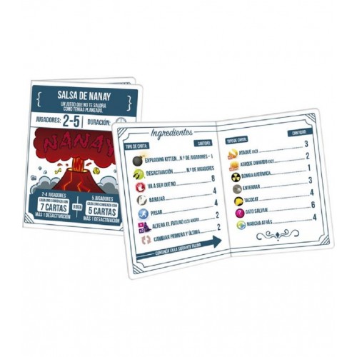 Exploding Kittens: Recetas del desastre 03-001-0089 Exploding Kittens Inc Exploding Kittens Inc