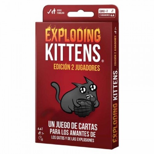 Exploding Kittens Para Dos Jugadores EKIEK09ES  Asmodee