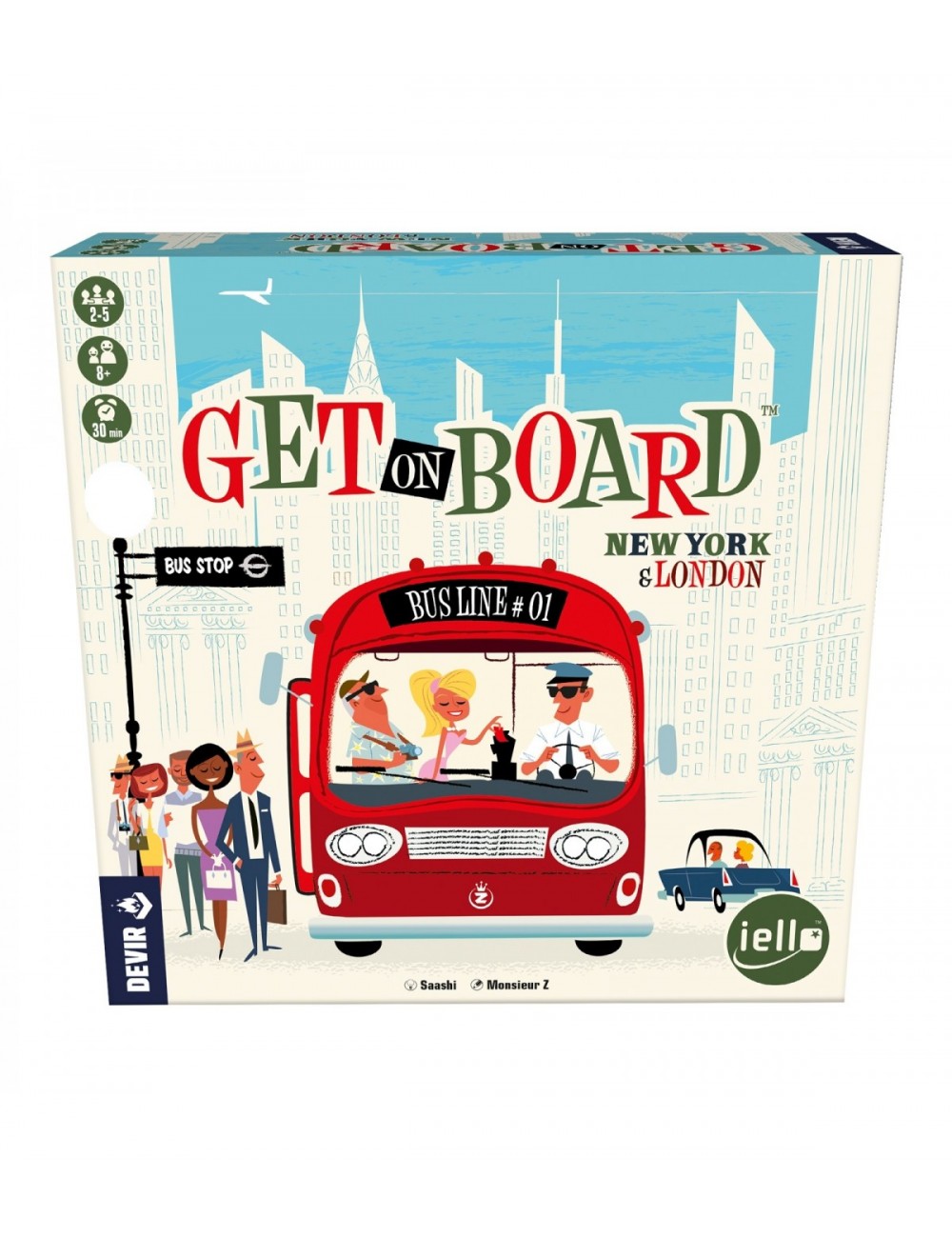 Get on Board: New York & London JDMDVRGETONBO Devir Devir