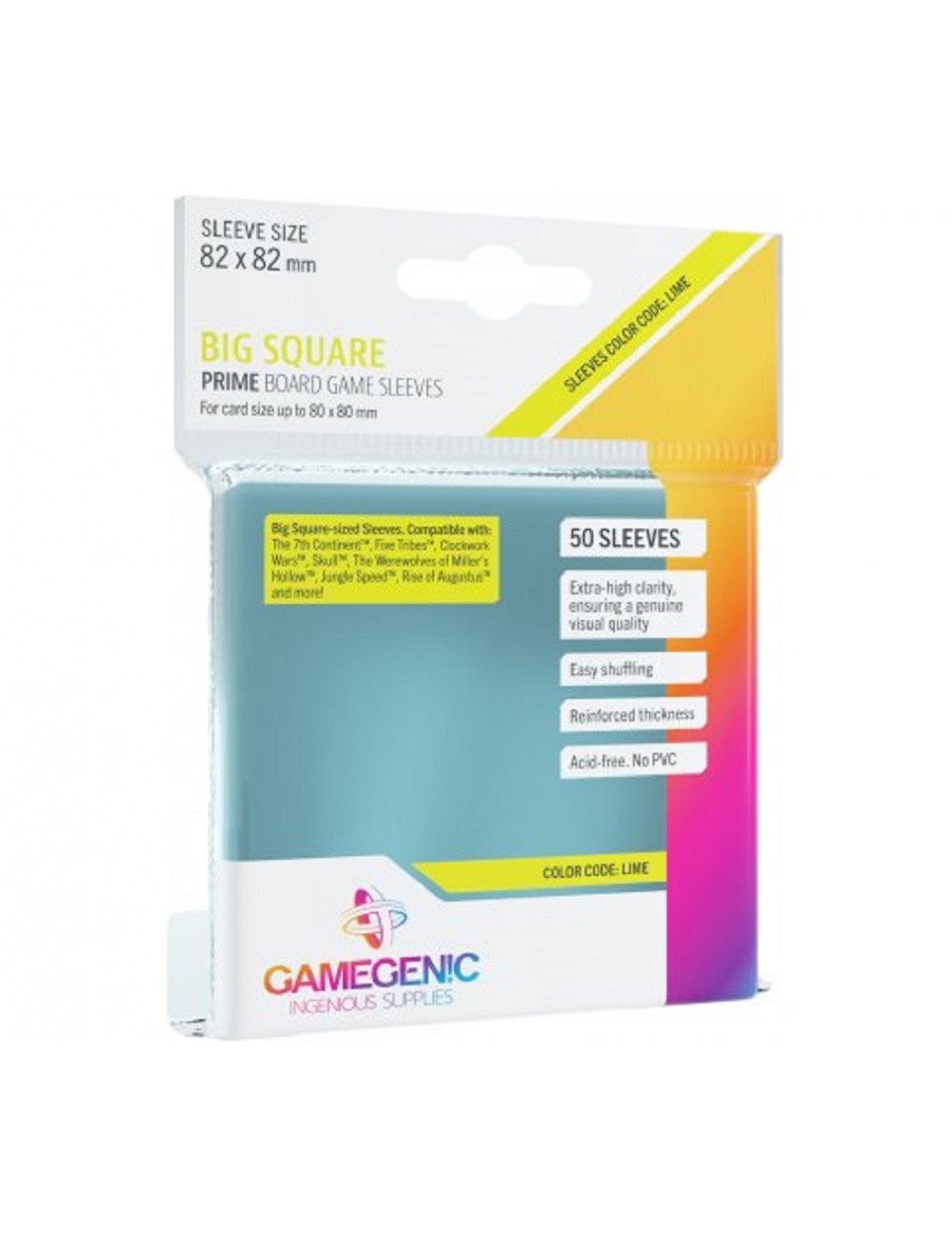 Fundas 82x82 mm - Prime Big Square GG10445402719 Gamegenic Gamegenic Fundas 82x82 mm - Prime Big Square GG10445402719 Gamegenic Gamegenic