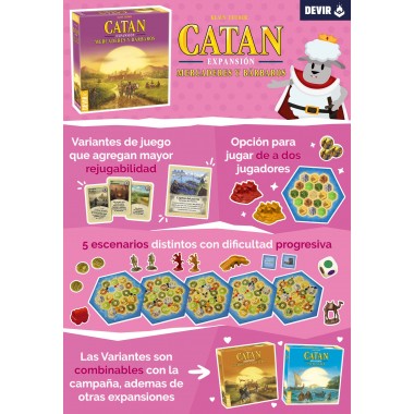 Catan Mercaderes y Bárbaros JDMDV17220131 Devir Devir