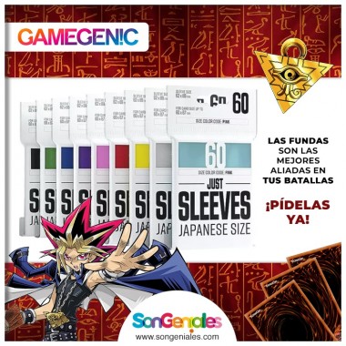 Fundas 62x89 mm - Just Sleeves x 60 - Negro 003-0001-000013 Gamegenic Gamegenic