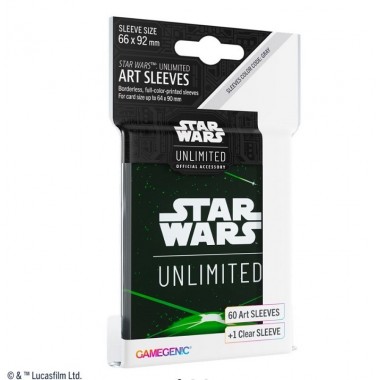 Fundas Star Wars 66x92mm x60 - Back Green 07-001-0123 Gamegenic Gamegenic