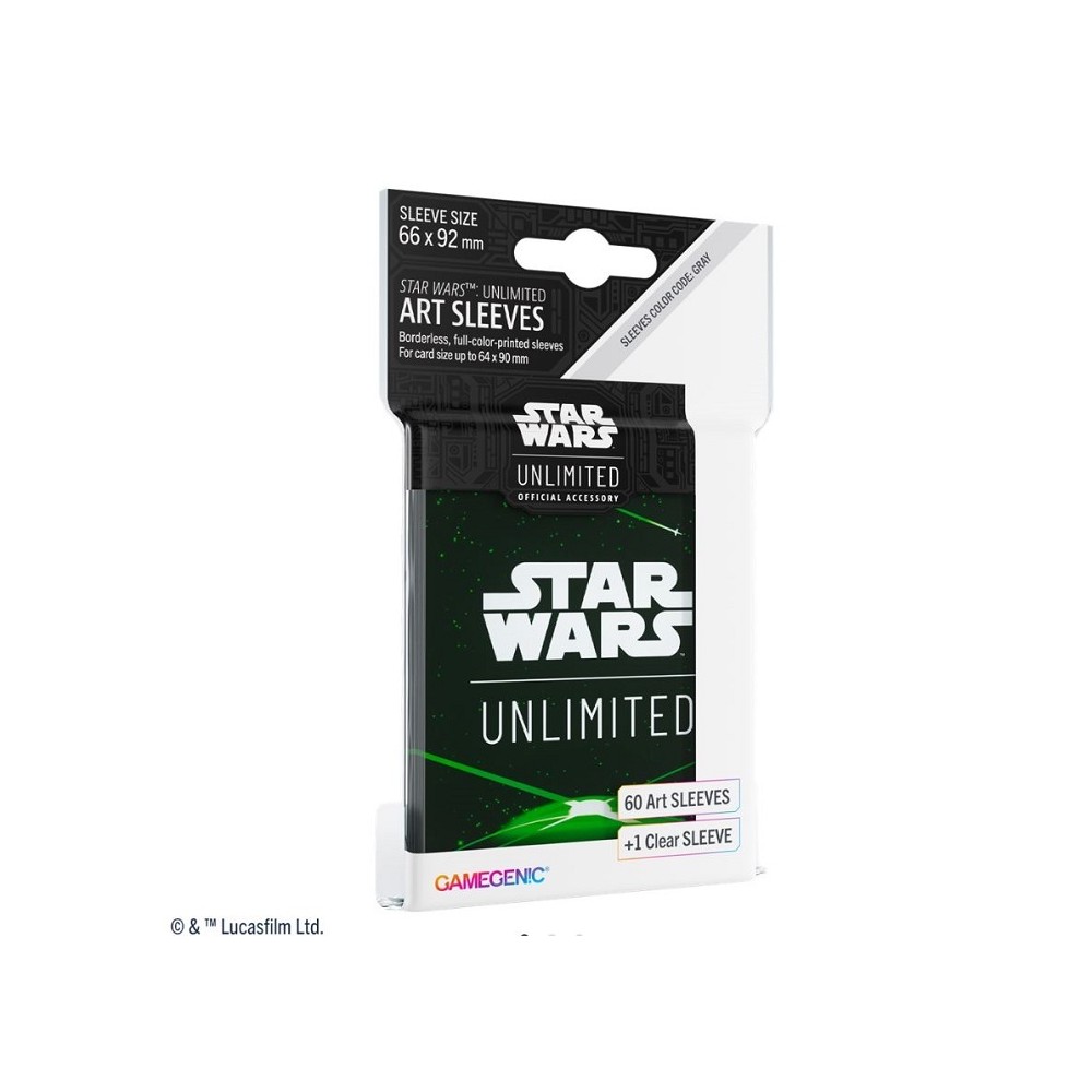 Fundas Star Wars 66x92mm x60 - Back Green 07-001-0123 Gamegenic Gamegenic