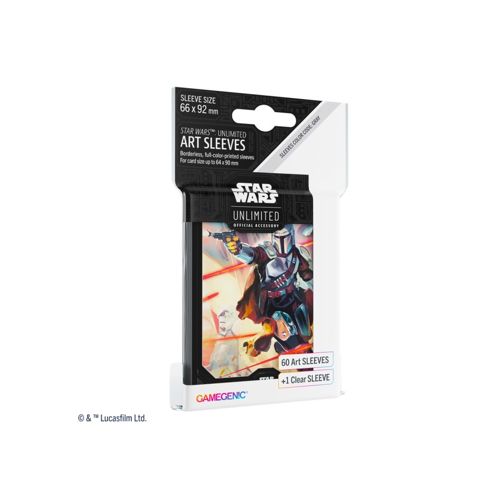 Fundas Star Wars 66x92mm x60 - Mandalorian 07-001-0122 Gamegenic Gamegenic Fundas Star Wars 66x92mm x60 - Mandalorian 07-001-0122 Gamegenic Gamegenic