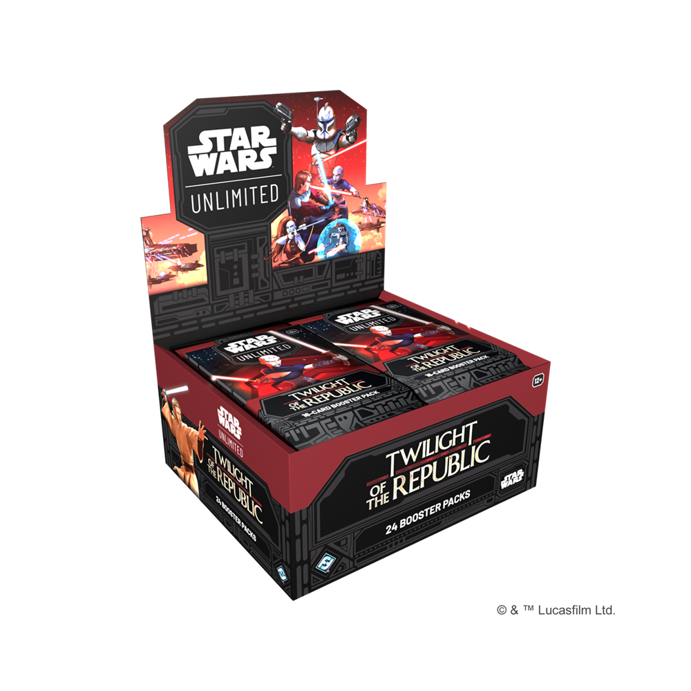 StarWars™ Unlimited: Twilight of the Republic - Booster Display - Ing + Obsequio 841333122225 Fantasy Flight Games Fantasy Fl...