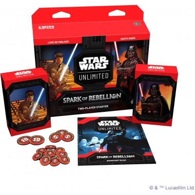 Caja de inicio SWU Spark of Rebellion Two Player Starter - Ing 06-001-0063