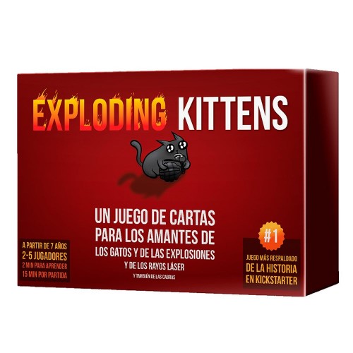 Juego de Cartas - Exploding Kittens 03-001-0037 Exploding Kittens Inc Exploding Kittens Inc