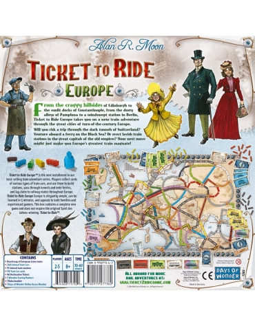 Ticket to Ride: Europe - ENG 03-001-0085 Days Of Wonder Days Of Wonder