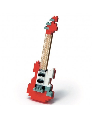 Guitarra Eléctrica Roja NBC_037  Nanoblock